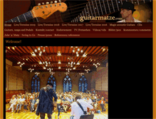 Tablet Screenshot of guitarmatze.com